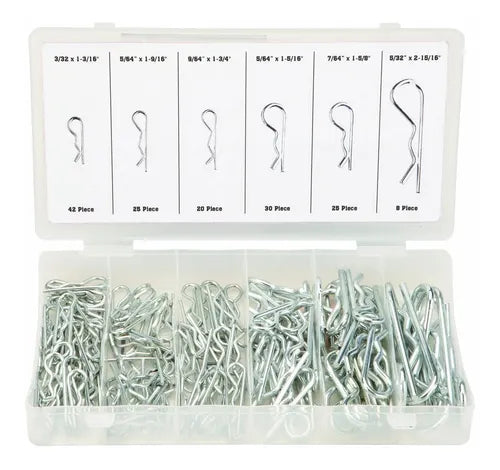Kit Surtido De Chavetas Curvas 150pcs