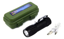 Linterna Compacta Metal Recargable Led Usb