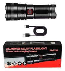 Linterna Recargable Usb Potente Zoom -