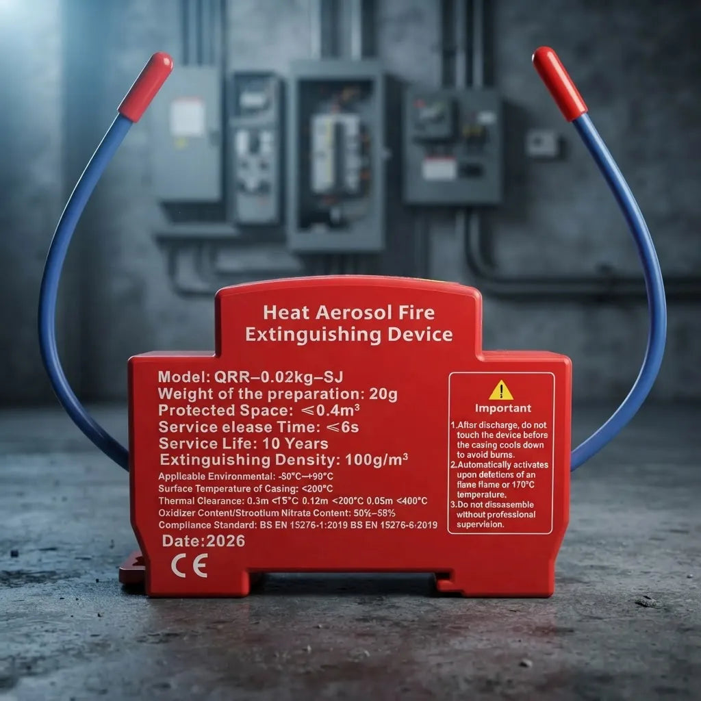 Extintor Automático Para Tableros Eléctricos 20g Din 35mm