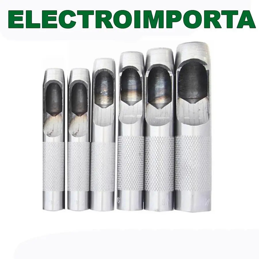 Juego de Sacabocados de Golpe Grandes 6pcs - vista 2 - Electroimporta
