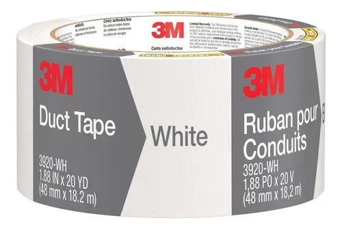 Cinta Pato 3m Original Blanca 48mm X 18mts