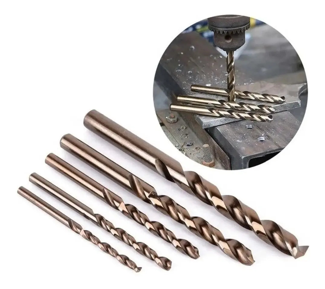 Set Caja 5 Mechas Taladro Metal Kamasa - Electroimporta