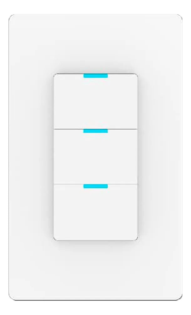 Plaqueta Luz 3 Interruptores Wi-fi Tactil Inteligente Tuya - Electroimporta