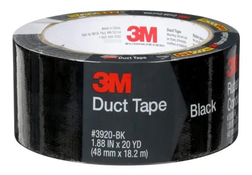 Cinta Pato 3m Original Negra 48mm X 18mts