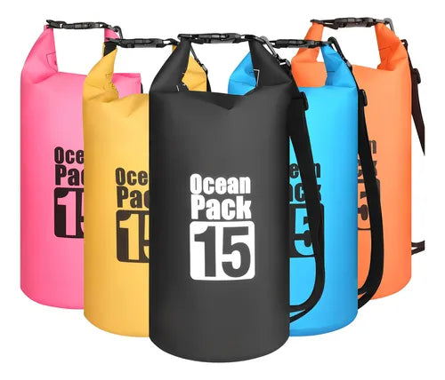 Bolso Estanco Náutico 15 Lts. A Prueba De Agua / Impermeable