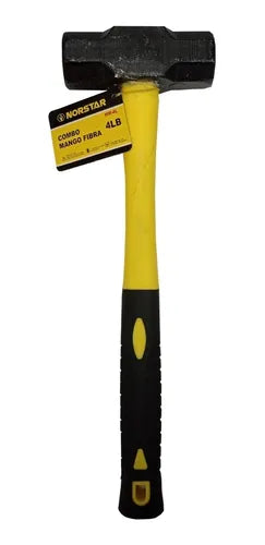 Marrón Maceta Mango Fibra Y Goma 4lb
