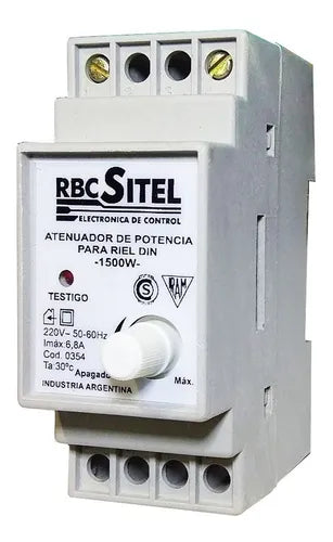 Dimmer Para Riel Din - 1500w