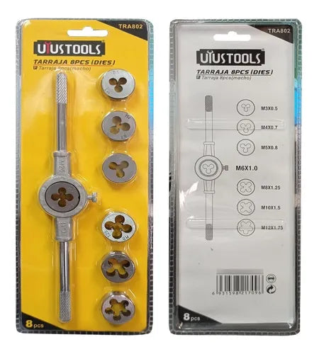 Juego Terrajas Hembra 8 Piezas Milimétrico