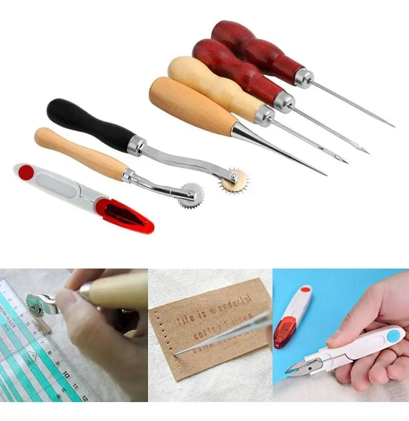 Kit de Herramientas Cuero para Manualidades - vista 4 - Electroimporta