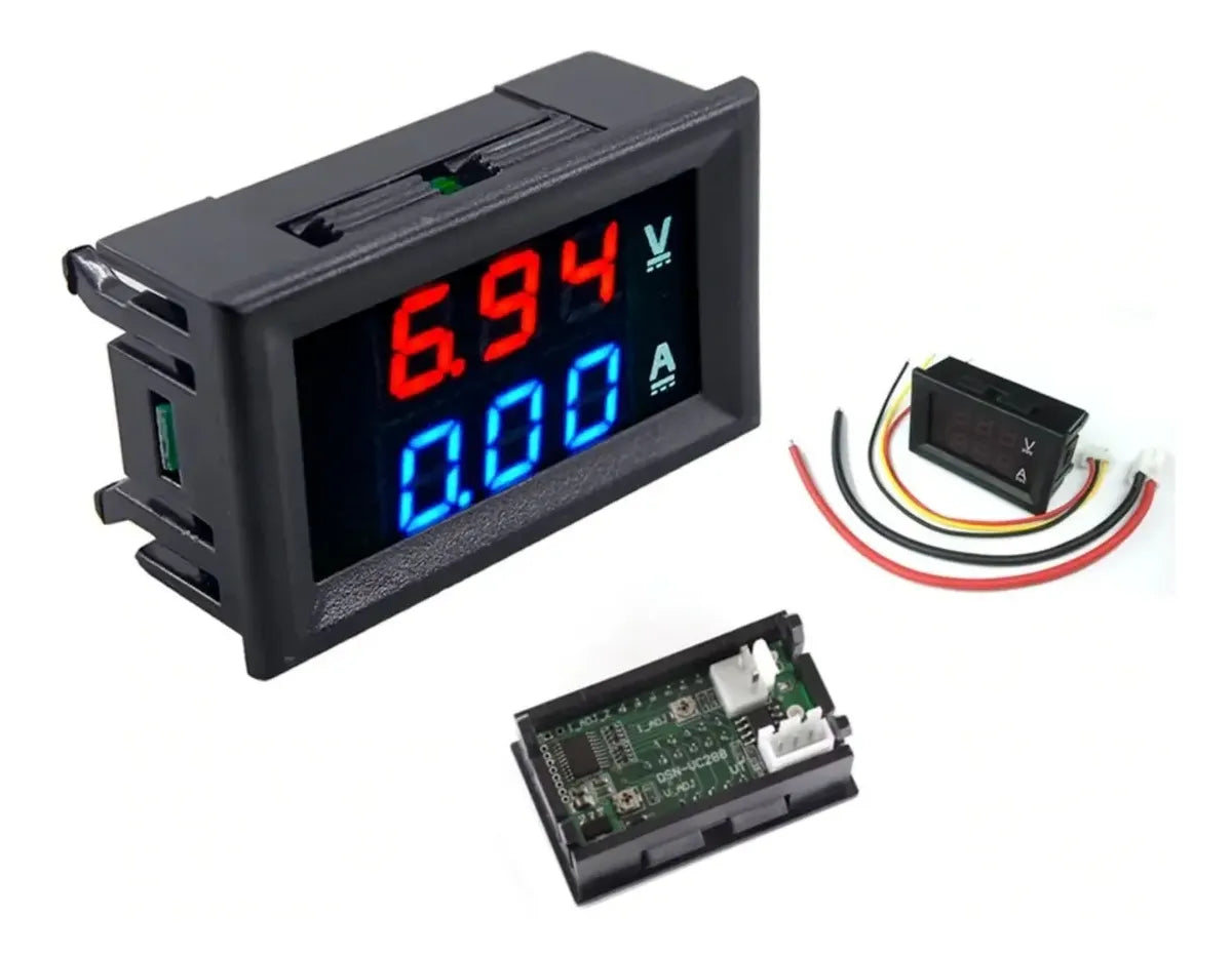 Voltímetro Amperimetro Digital Dc 0-100v 10a - Electroimporta