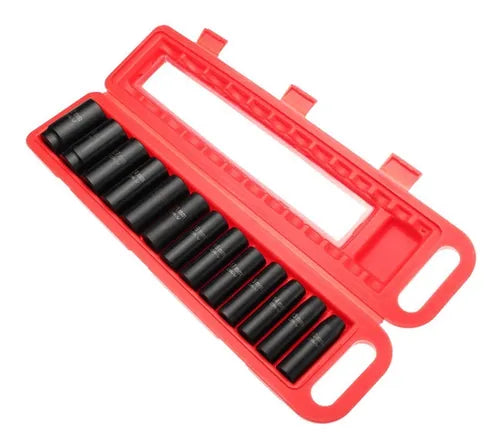 Dados Tubos De Impacto 13 Piezas Eurotech 1/2"