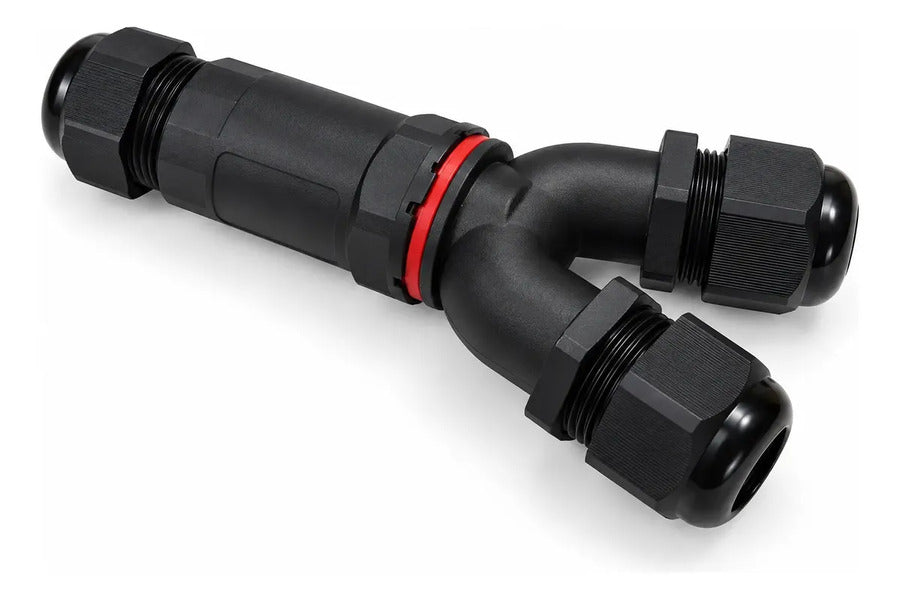 Derivación Eléctrica Estanca Impermeable Y1-3 Ip68 3 Vías