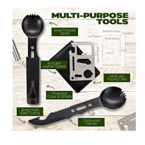 Kit Completo De Supervivencia Tactico Estuche