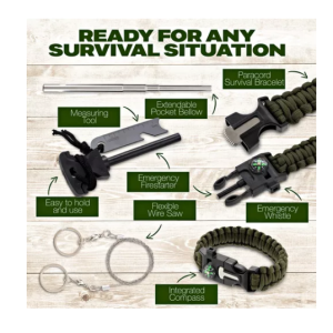 Kit Completo De Supervivencia Tactico Estuche