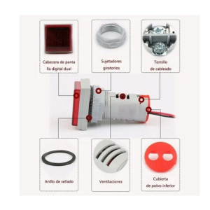Voltimetro Amperimetro Ac 0-100a Max 300v