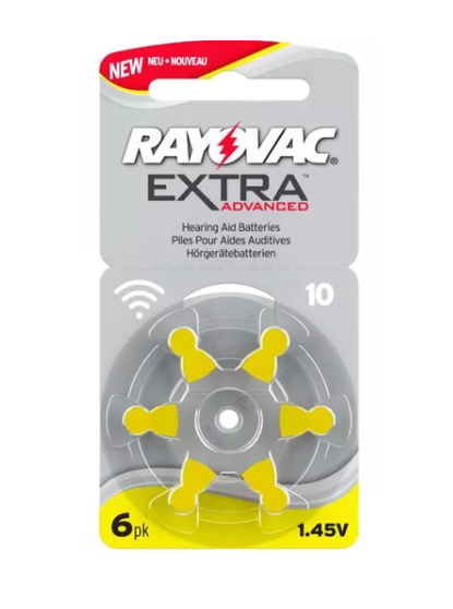 Pilas Nº10 Pack Por 6 Blíster Audifono