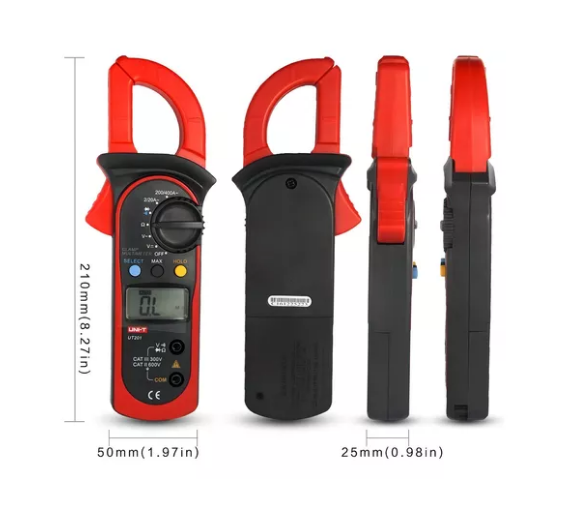 Pinza Amperimétrica Digital Uni-t Ut201 400a