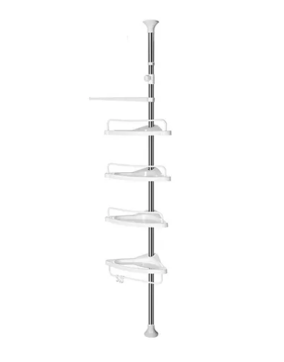 Soporte Esquinero Estantes Toallero Ducha Baño