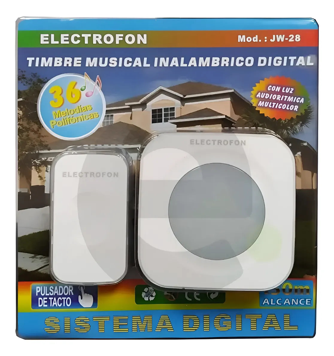 Timbre Inalámbrico sin Contacto 220v - Electroimporta
