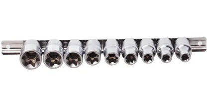 Juego De Dados Torx Hembra 1/2" 9 Piezas