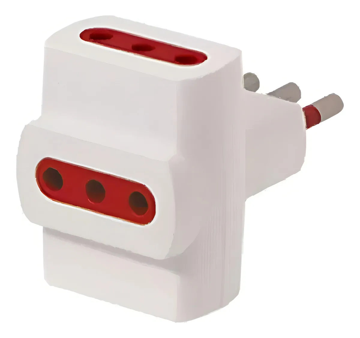 Adaptador Múltiple Con Ficha De 3 En Línea 3 Salidas