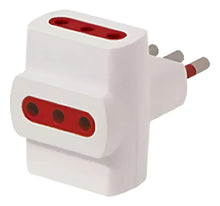 Adaptador Múltiple Con Ficha De 3 En Línea 3 Salidas