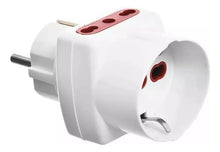 Adaptador Conatel Enchufe Schuko Universal 3 En Línea