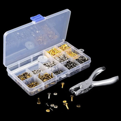 Pinza Ojalillos Y Tachas Completo 240 Pcs