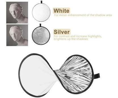 Disco Reflector Luz Plegable Fotografía Video - vista 2 - Electroimporta