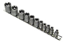 Juego Dados Torx 1/4 Y 3/8" 11 Pcs
