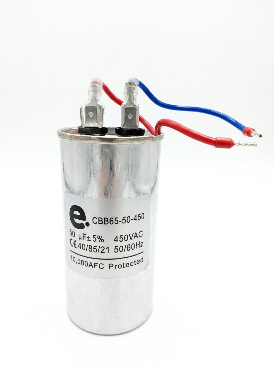 Capacitor Para Aire Acondicionado Metalico 50 Uf 450 V