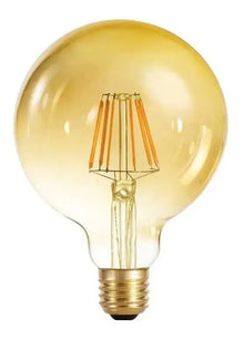 Lampara Led Filamento Vintage Retro Ambar globo 8w