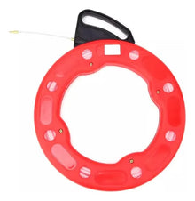 Cinta De Enhebrar Cables / Pasacable Acero 30 Metros con tambor