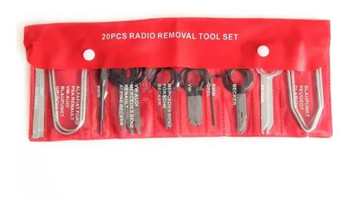 Extractor Removedor Saca Radio 20 Pcs Euro