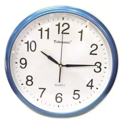 Reloj pared Cuarzo 10" Telesonic