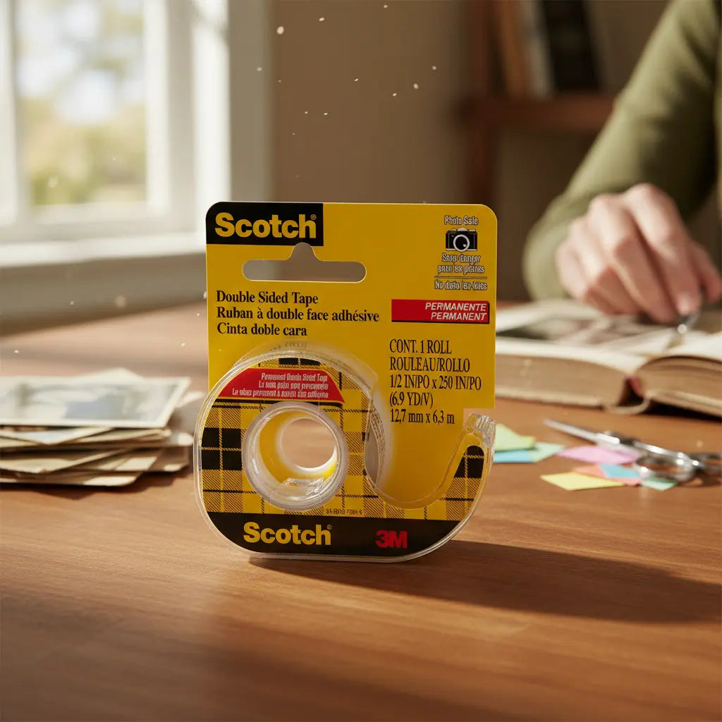 Cinta Scotch 3m Doble Faz C/ Dispensador