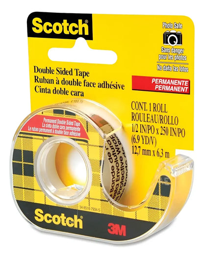 Cinta Scotch 3m Doble Faz C/ Dispensador