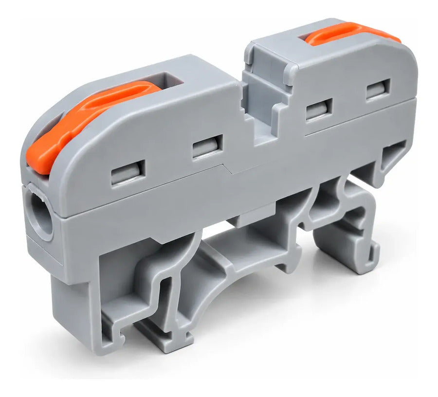 Bornera Conector Rápido Pct-211d 32a Riel Din