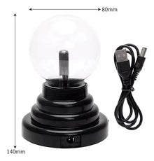 Lampara Bola Plasma Tesla Usb Y Pilas