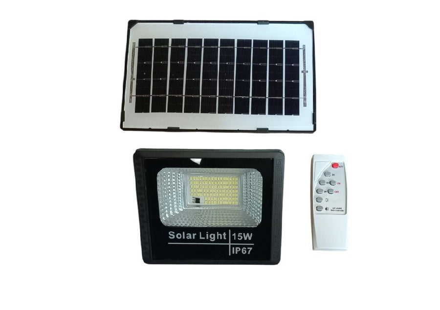 Foco Farol Reflector Solar 15w C/ Control SBP-A1