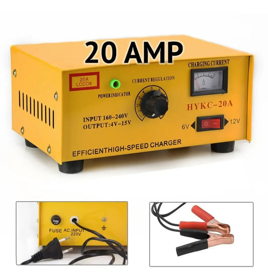 Cargador De Batería Auto 20 Amp
