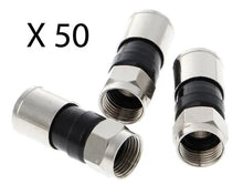 Terminales conectores rg6 50 unidades