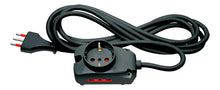 Alargue Zapatilla 1 Schuko + 2 Modular 3mt  negro conatel