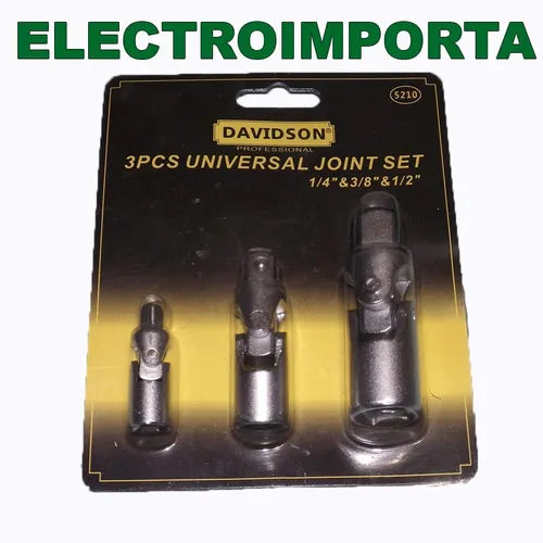 Juego De 3 Juntas Universal 1/4 - 3/8 - 1/2