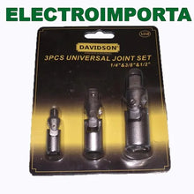 Juego De 3 Juntas Universal 1/4 - 3/8 - 1/2