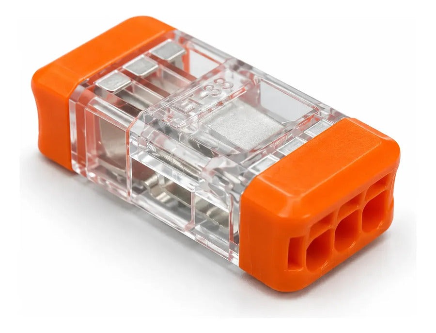 Conector Eléctrico Rápido Lt-33 - 3 Polos - 24a