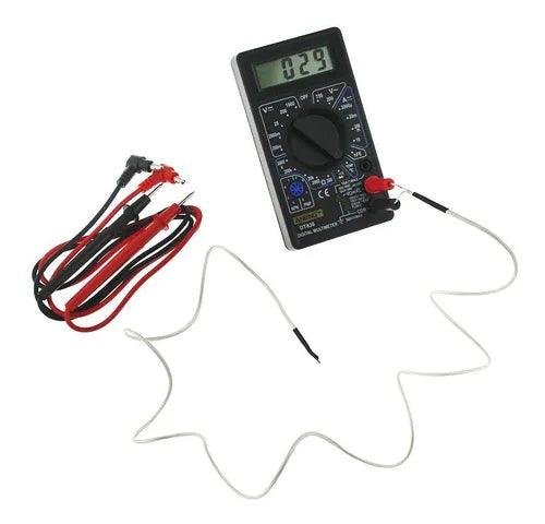 Tester Digital Display Grande C/medidor De Tempertura