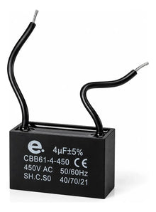 Capacitor Condensador 4uf Ventilador Aire
