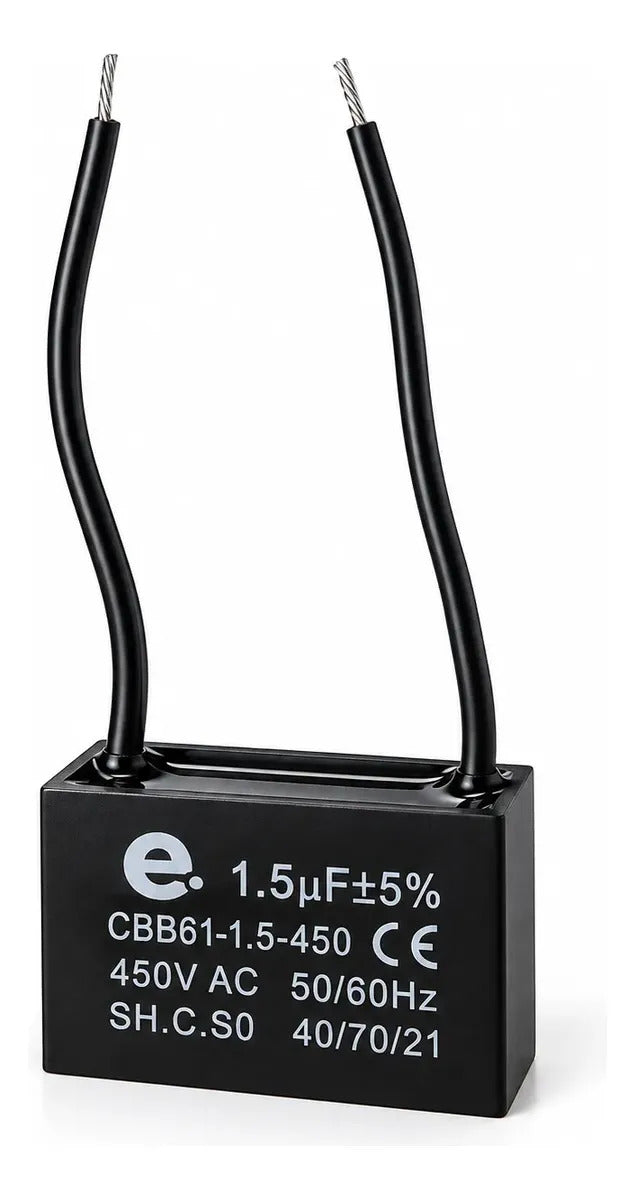 Capacitor Condensador 1.5uf Ventilador Aire